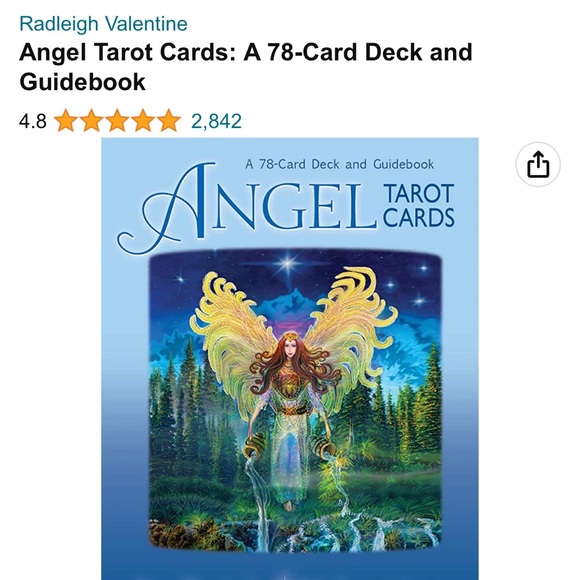 Barnes & Noble Party Supplies Nwot Angel Tarot Cards Poshmark